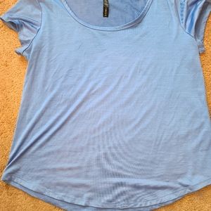 Lightweight cap sleeve athletic tee